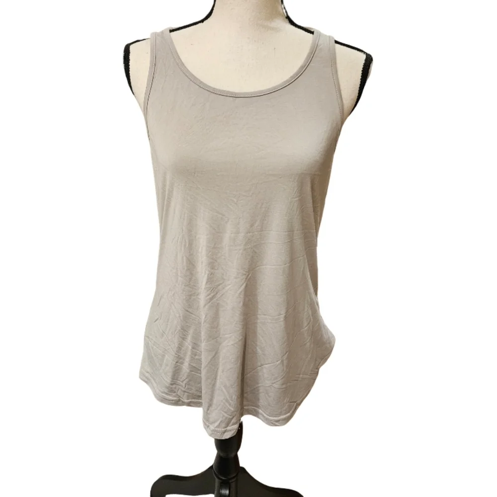 Women's Beige Sleeveless Top - Picture 5 of 10